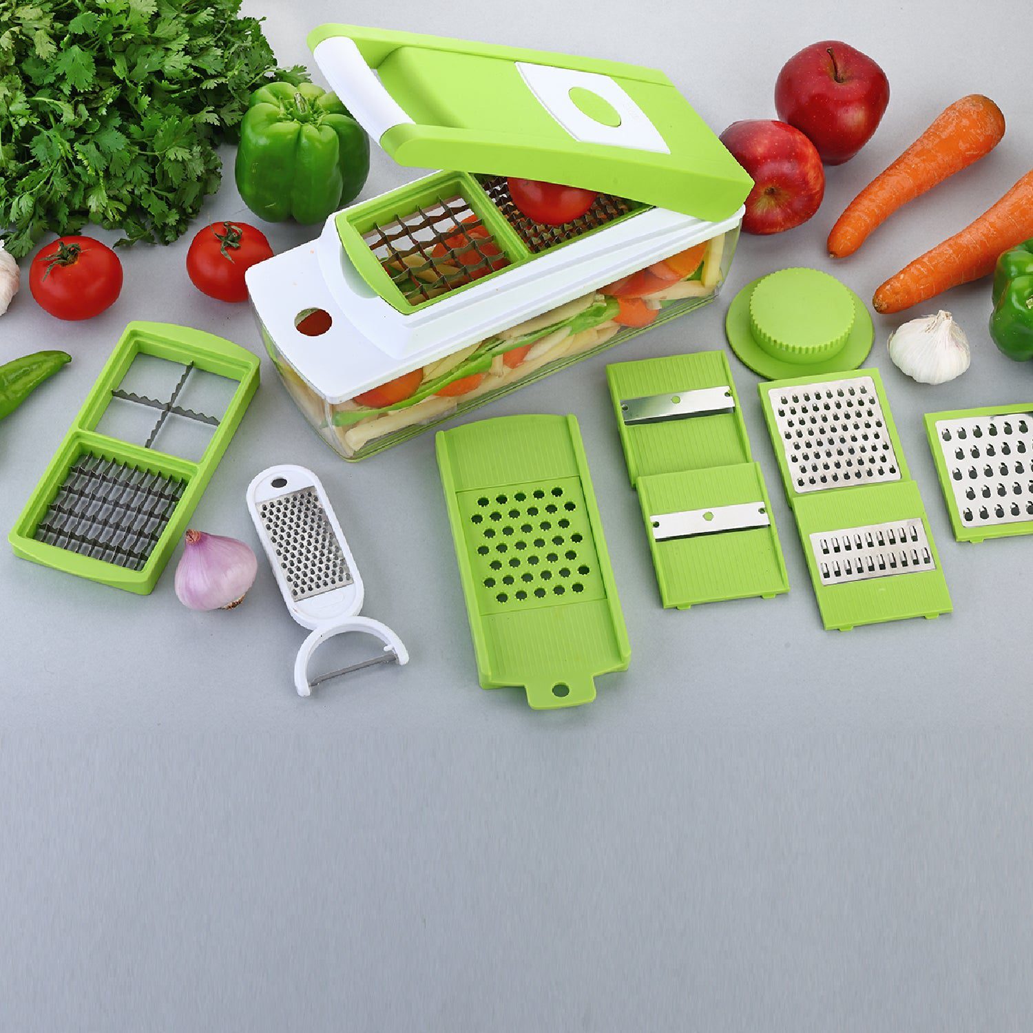 House of Sensation Snowpearl 14-in-1 quick vegetable dicer