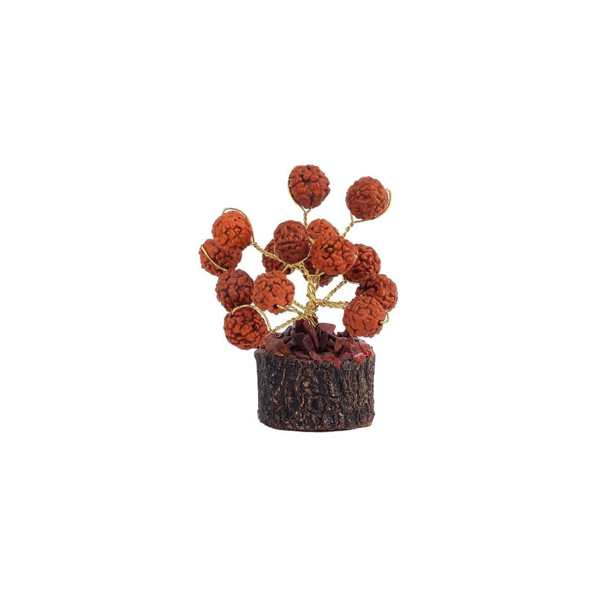 61KkGL3n31L._SL1500_ Click Pujan Rudraksh Tree - Small Beads Tree for Health, Luck & Home Décor - Image 1