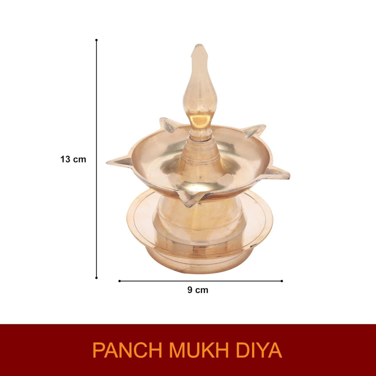 61XYXsK26jL._SL1500_-1 Click Pujan Deepak5 Mukhi 2 No for Puja, Mandir, Diwali Decoration - Image 4