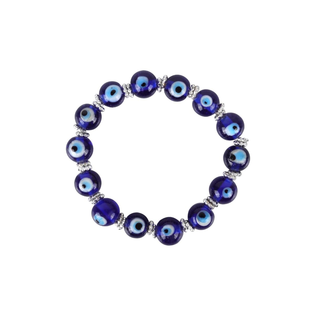 61eFQZ2X3iL._SL1500_ Click Pujan Bracelet- Evil Eye | Stone Beads for Women Long Distance Relationships | Natural Green | Attract Money Cash Flow and Wealth for Men and Women - Image 4