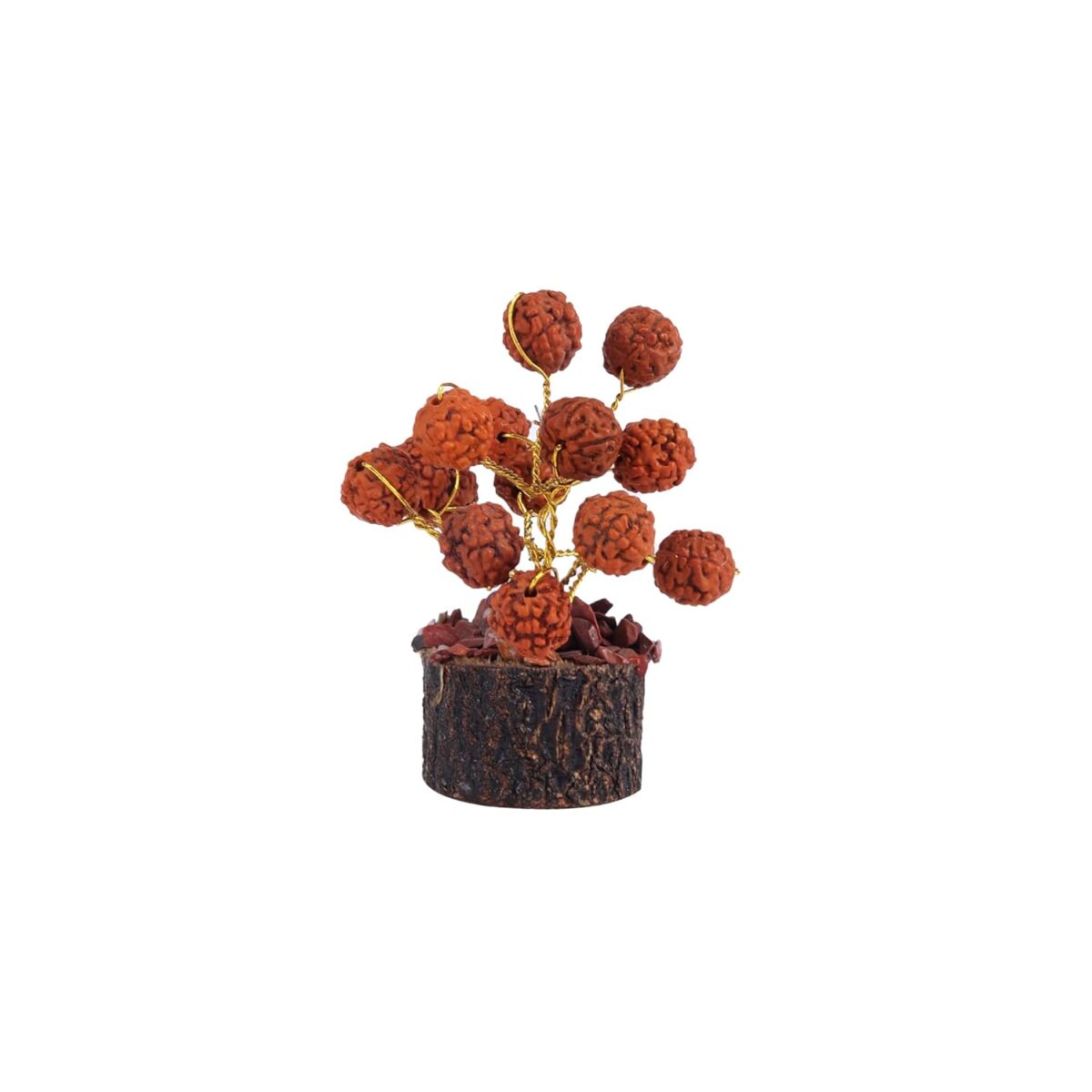 61gMg66Q5bL._SL1500_ Click Pujan Rudraksh Tree - Small Beads Tree for Health, Luck & Home Décor - Image 2
