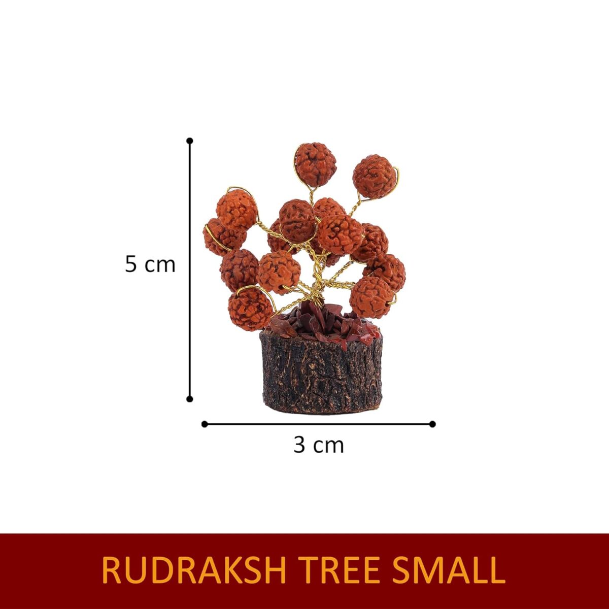 71Gy7XJSaxL._SL1500_ Click Pujan Rudraksh Tree - Small Beads Tree for Health, Luck & Home Décor - Image 3