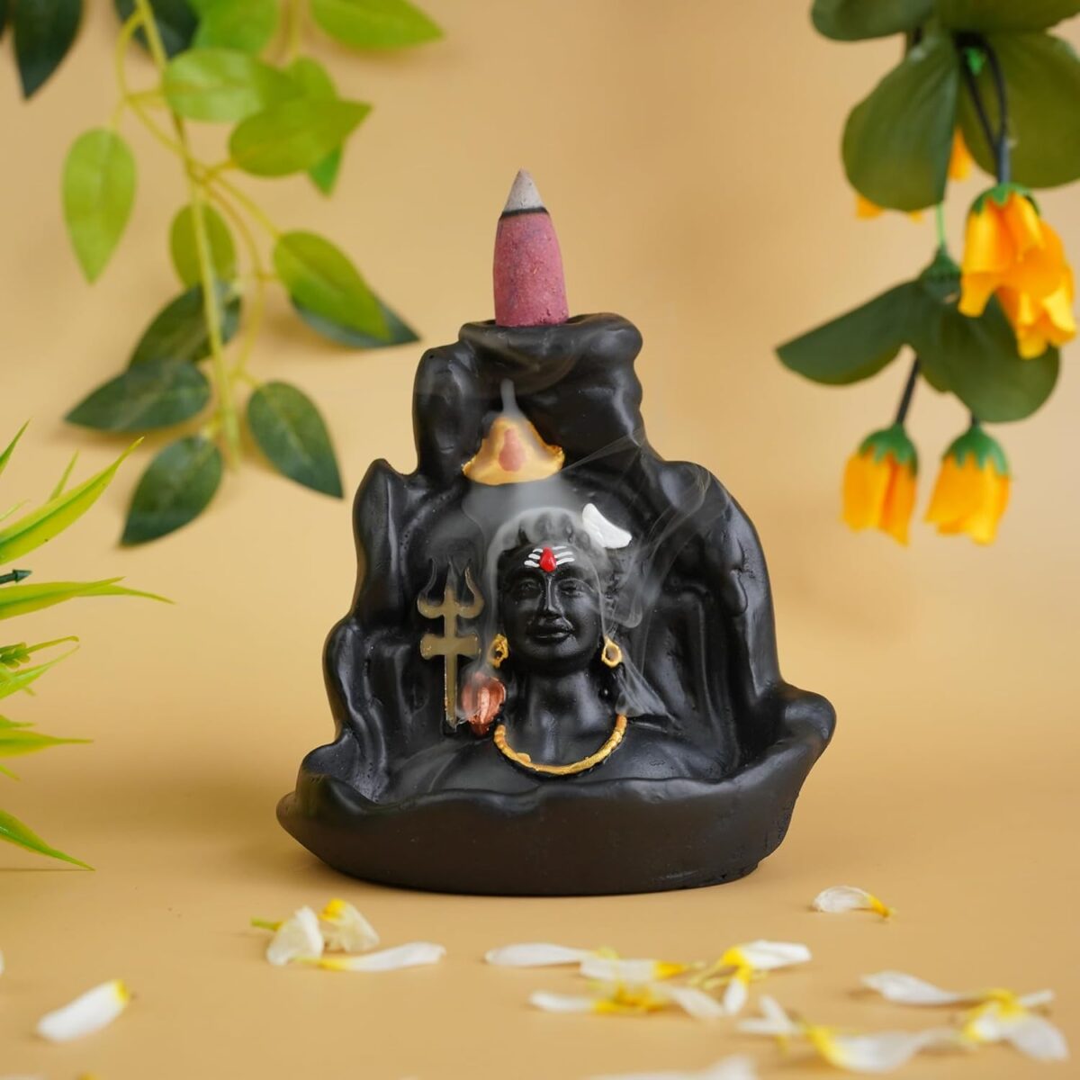 71TNTkF8iJL._SL1500_ Click Pujan Adi Yogi Dhoop Smoke | Religious/Corporate Gifts Decorative Showpiece | Home/Office/Living Room/Decorative Items/Home Décor - Image 2