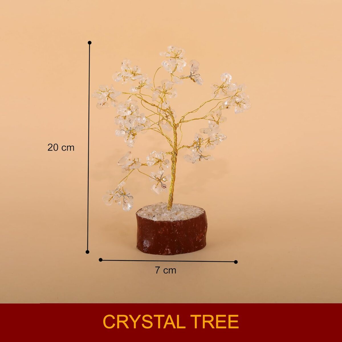 71bDMcl62SL._SL1500_ Click Pujan White Crystal Tree - Good Luck Bonsai for Home Decor & Gifts - Image 2