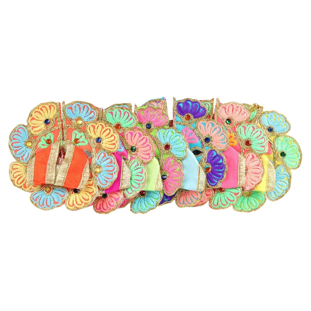 8124mU6vTL._SL1500_ Click Pujan Kanha Poshak - 0 No Flower (Set of 2) | Ethnic Krishna Vastra for Janmashtami & Puja - Image 2