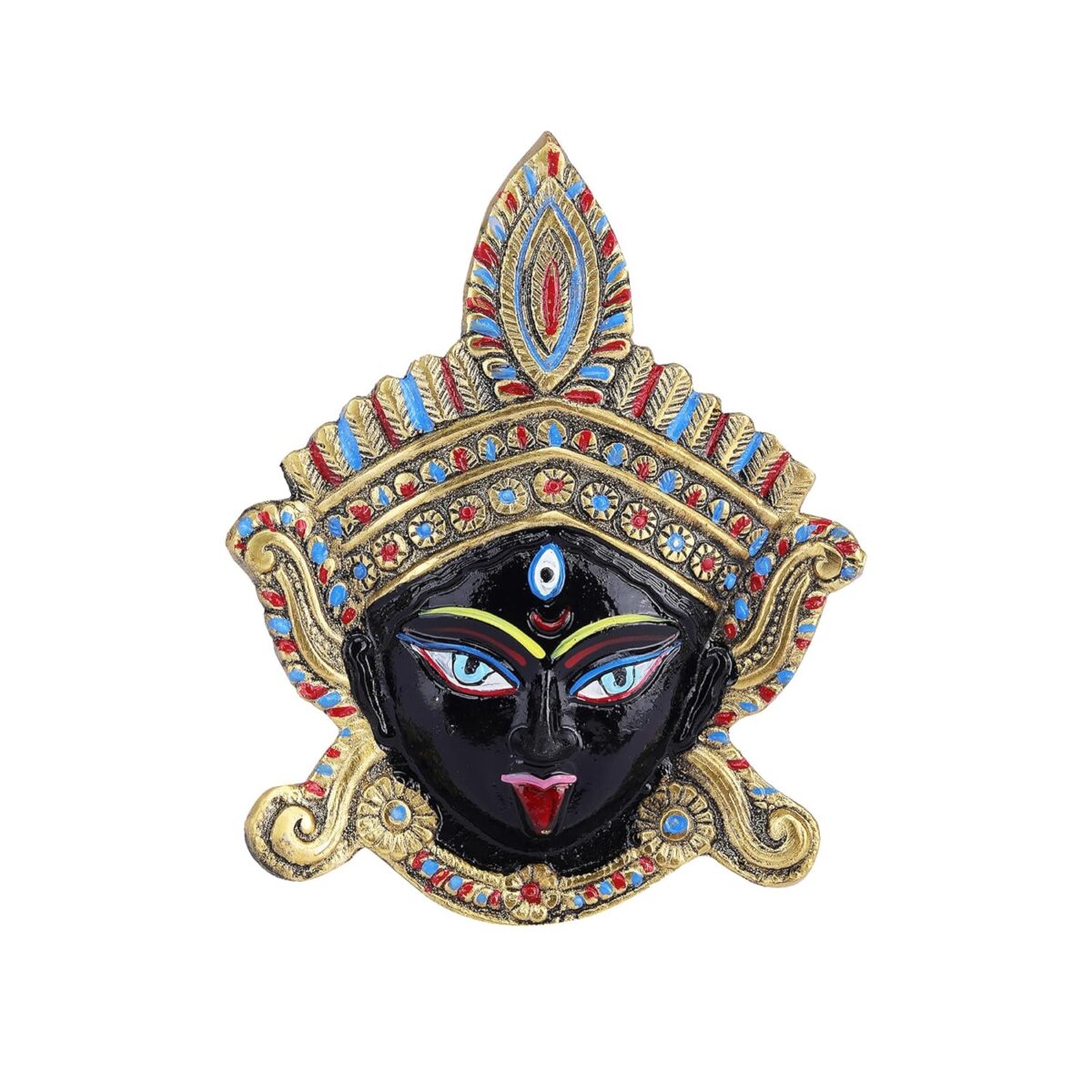 81kVeDNZSYL._SL1500_-1 Click Pujan Nazar Battu - Devi Metal Maa Kali Evil Eye Remover for Home, Office & Shop | Vastu Dosh Negativity Remedy - Image 1