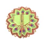 Click Pujan Kanha Poshak 3 No - Pankh Design (Set of 2) | Ethnic Krishna Ji Vastra for Janmashtami & Puja