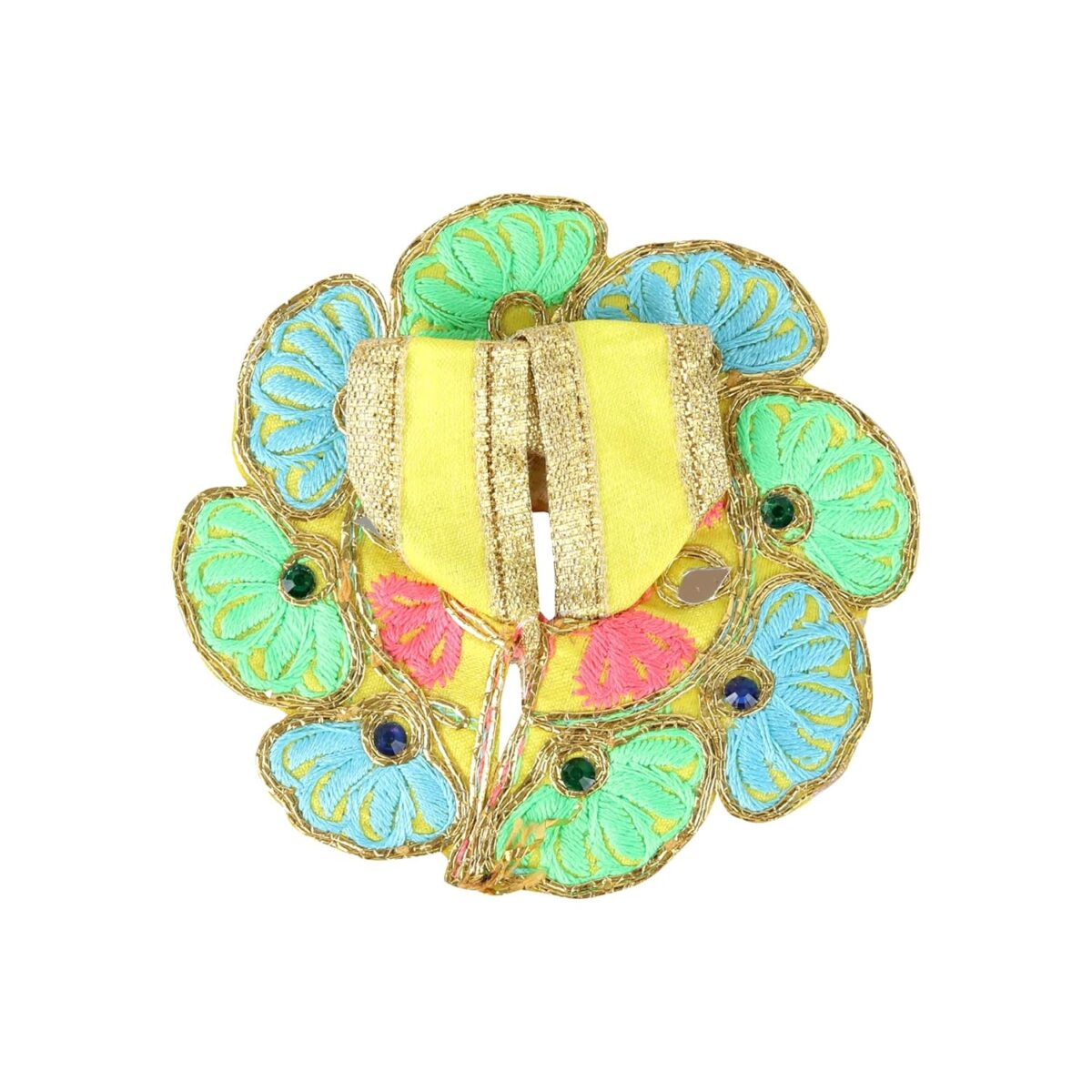 81pUBkk00L._SL1500_ Click Pujan Kanha Poshak - 0 No Flower (Set of 2) | Ethnic Krishna Vastra for Janmashtami & Puja - Image 1