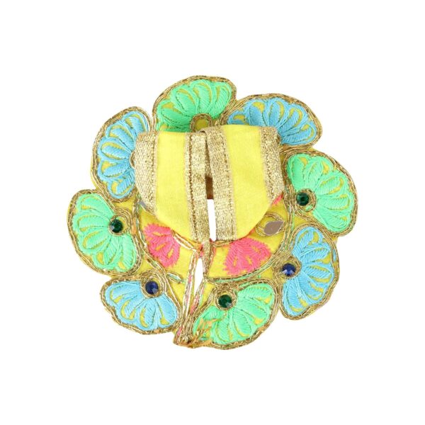 Click Pujan Kanha Poshak - 0 No Flower (Set of 2) | Ethnic Krishna Vastra for Janmashtami & Puja