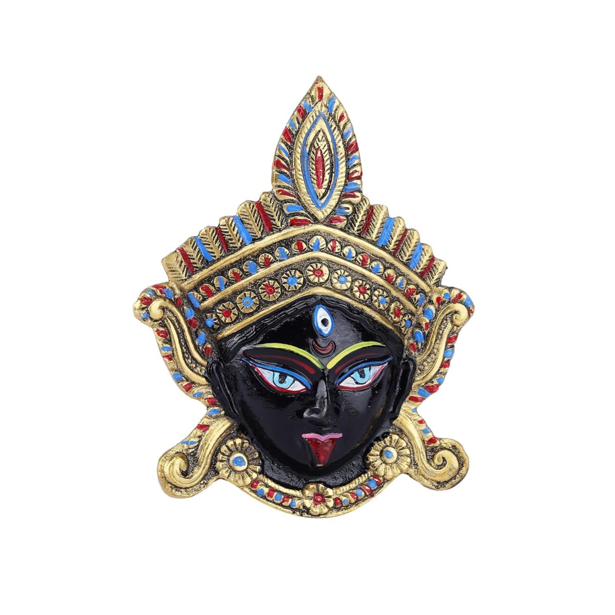 81v9Ccm0YUL._SL1500_-1 Click Pujan Nazar Battu - Devi Metal Maa Kali Evil Eye Remover for Home, Office & Shop | Vastu Dosh Negativity Remedy - Image 3