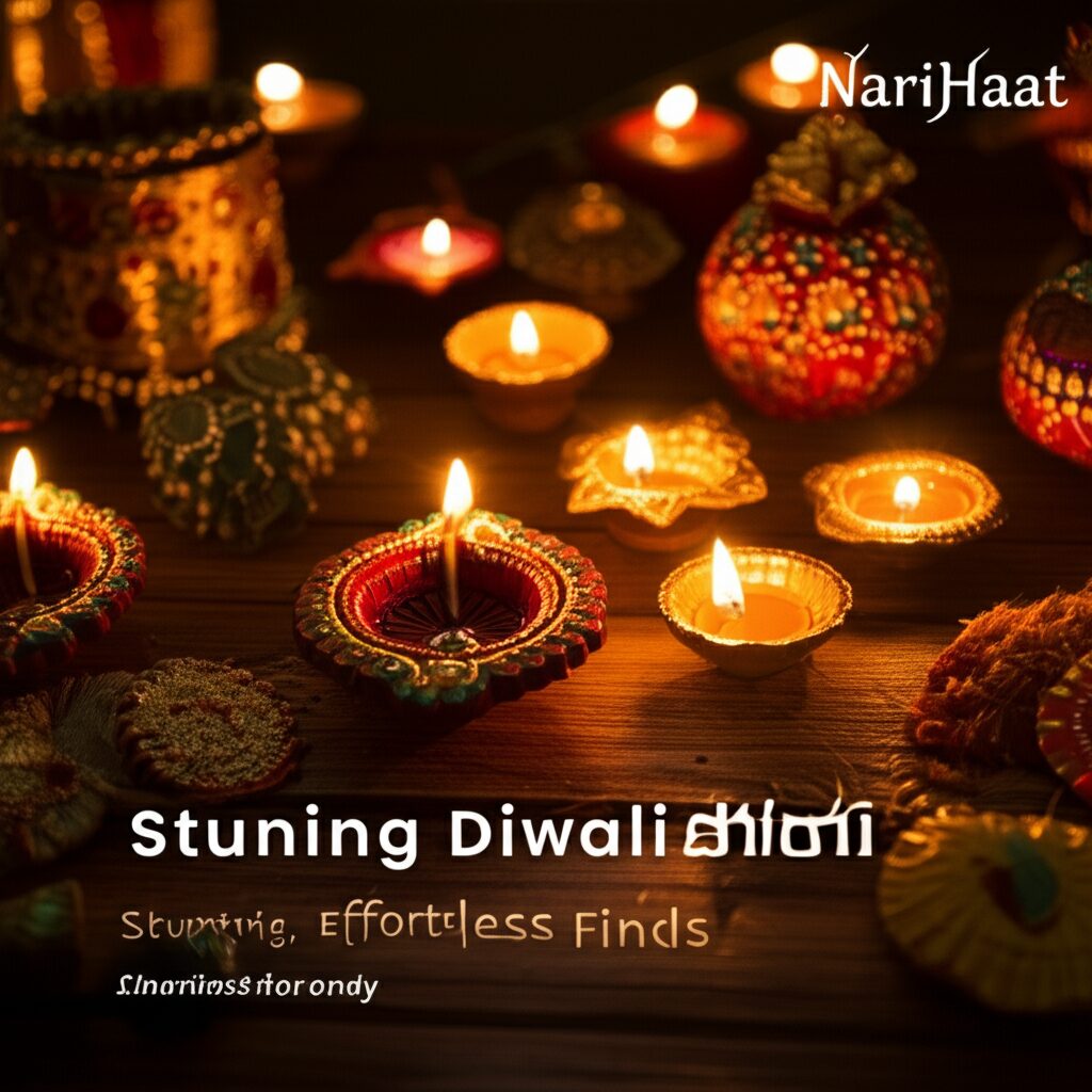 NariHaat: Stunning Diwali Shopping, Effortless Finds generate an eye catching high quality featured im 1758873148
