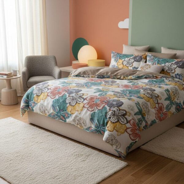 Mapp Fabrics Premium Comforter Set with Bedsheet: Soft, Cozy & Stylish Bedding by Mapp Handloom & Handicrafts