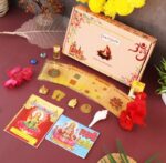 Click Pujan Lakshmi Yantra Puja Kit - Divine Samagri Box for Devotional Puja - Front View by clickpujan on Nari Haat,...