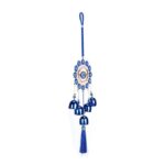 Click Pujan Evil Eye Wind Chime - Nazar Batu Door Hanging for Protection & Good Luck - Image 3