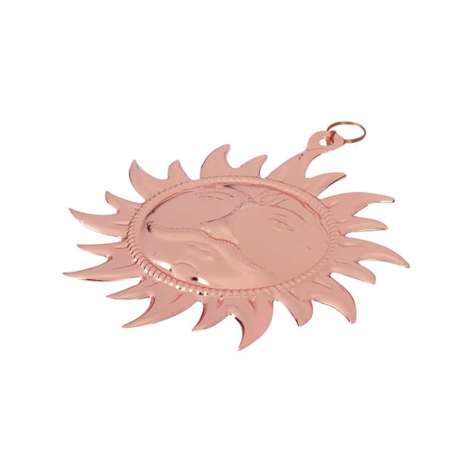 414gXx2DQQL._SX679_-1 Click Pujan Surya Face - Copper Finish Feng Shui Wall Art – Vastu Decor for Pooja & Living Room - Image 2
