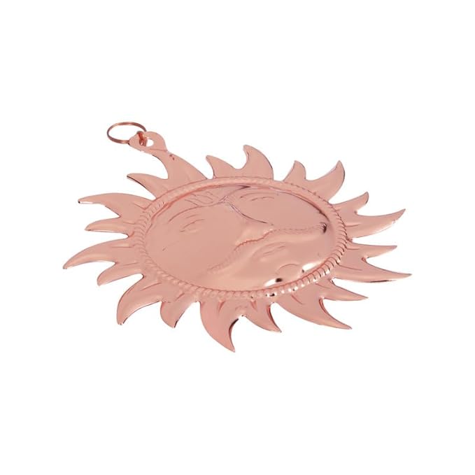 41BUFNwnmTL._SX679_-1 Click Pujan Surya Face - Copper Finish Feng Shui Wall Art – Vastu Decor for Pooja & Living Room - Image 3