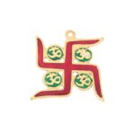 Click Pujan Swastik Hanging | Main Door Vastu Decor | Auspicious Pooja Item for Diwali & Navratri