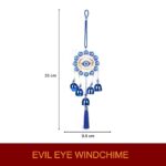 Click Pujan Evil Eye Wind Chime - Nazar Batu Door Hanging for Protection & Good Luck - Image 5
