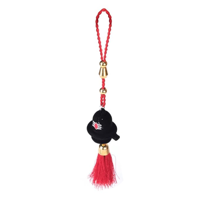 41l6-ucUWiL._SX679_-1 Click Pujan Shivling Hanging | Nazar Batu for Protection, Good Luck & Positivity | Home & Office Charm - Image 2