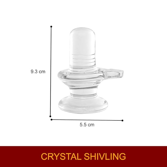 41pKq-1HcdL._SX679_-1 Click Pujan 3.5 Inch Transparent Shivling | Mahadev Idol for Home Temple | Lord Shiva Lingam for Pooja & Blessings - Image 3