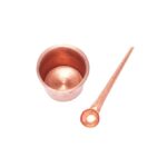 Click Pujan Aachmani - Copper Jal Patra with Achmani Spoon Set for Pooja | Traditional Religious Water Pot for Spiritual Rituals | Handcrafted Poojan Accessories | Ideal for Abhishekam & Hindu Worship | Durable & Sacred Copper Puja Set | Includes Achmani Spoon for Holy Water Offering | Perfect for Home Temple & Religious Ceremonies | Click Pujan Brand - Image 2