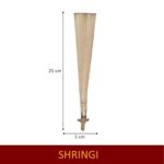 Click Pujan Traditional Brass Gaumukhi Shringi for Puja Rituals | Antique-Style Gau Mukhi Shankh Shring | with Intricate Craftsmanship for Abhishek, Havan & Devotional Use - Image 3