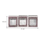 Click Pujan Silver Coated Acrylic Idols - Ganesh Lakshmi, Radha Krishna for Home & Office Decor - Image 3