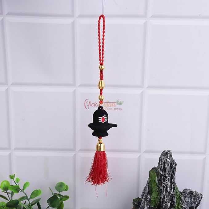 51TgzjWD9mL._SX679_-1 Click Pujan Shivling Hanging | Nazar Batu for Protection, Good Luck & Positivity | Home & Office Charm - Image 5