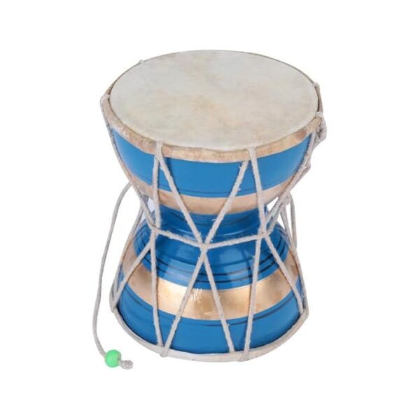 Click Pujan Damru - Big Wooden Damru for Bhakts, Shivratri Pujan & Meditation