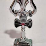 Click Pujan Silver Trishul - Small Trident for Shiv Bhakti, Car & Home Temple