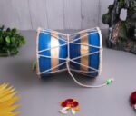 Click Pujan Damru - Big Wooden Damru for Bhakts, Shivratri Pujan & Meditation - Image 5