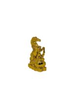 Click Pujan Golden Horse Set of 2 - Money & Power Vastu Showpiece - Image 2