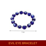 Click Pujan Bracelet- Evil Eye | Stone Beads for Women Long Distance Relationships | Natural Green | Attract Money Cash Flow and Wealth for Men and Women - Image 2