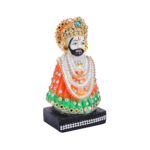 Click Pujan Khatu Shyam โ 5 Inch | Divine Decorative Showpiece for Home Temple, Office Desk, Living Room Dรฉcor | Ideal Spiritual and Corporate Gift - Image 3
