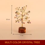 Click Pujan Seven Chakra Crystal Tree - Good Luck Showpiece for Home Decor, Gift Item - Image 2