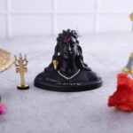 Click Pujan Adi Yogi Shiva Statue with Trishul - Resin Car Dashboard Idol for Pooja, Shivratri Gift, Home & Office Decor - Image 5