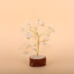 Click Pujan White Crystal Tree - Good Luck Bonsai for Home Decor & Gifts