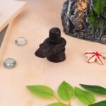 Click Pujan 2.5 Inch Black Marble Shivling | Mahadev Idol for Home Temple | Shiva Lingam for Pooja & Blessings