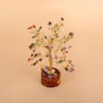 Click Pujan Seven Chakra Crystal Tree - Good Luck Showpiece for Home Decor, Gift Item