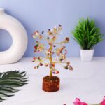 Click Pujan Seven Chakra Crystal Tree - Good Luck Showpiece for Home Decor, Gift Item - Image 4