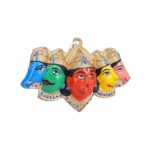 Click Pujan Panchmukhi Hanuman Statue - Multicolor Hindu God Murti for Home, Office & Temple | Vastu Protection Decor - Image 2