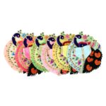 Click Pujan Kanha Poshak - 3 No Vel Mayur Design (Set of 2) | Krishna Ji Vastra for Janmashtami & Puja