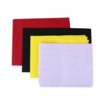 Click Pujan Vastra - Black Plain Small Set of 3 | Pooja Aasan for God Idol, Temple, Mandir, Ganesh Baithak