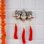 Click Pujan Silver Panchmukhi Hanuman Statue with Latkan for Home, Office & Temple - Image 5