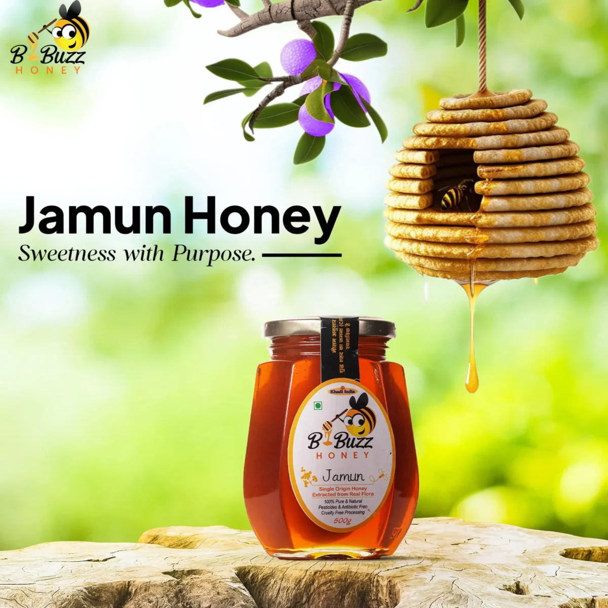 BBuzz Honey Jamun Honey-1 BBuzz Honey Jamun Honey - Image 2