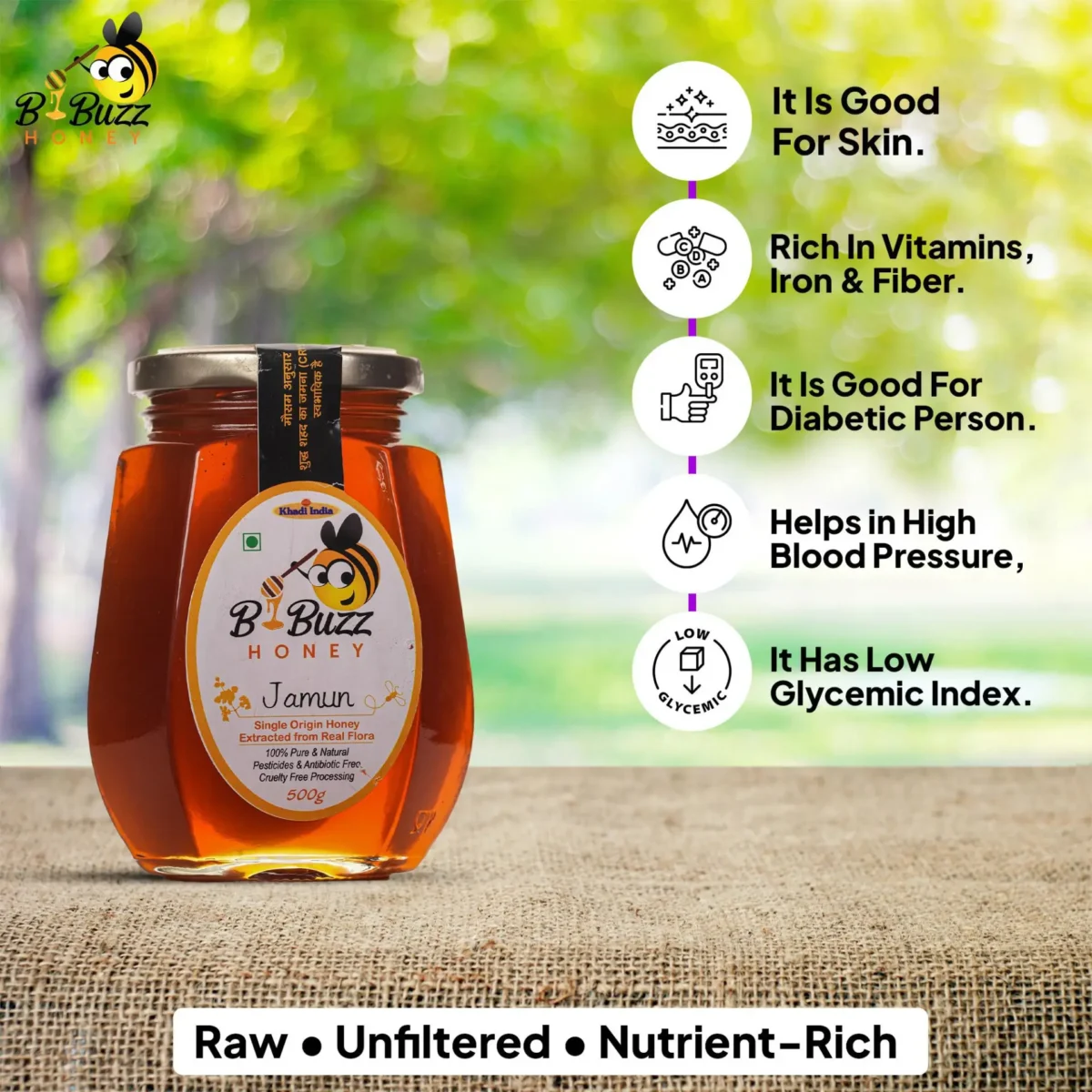 BBuzz Honey Jamun Honey-3 BBuzz Honey Jamun Honey - Image 3
