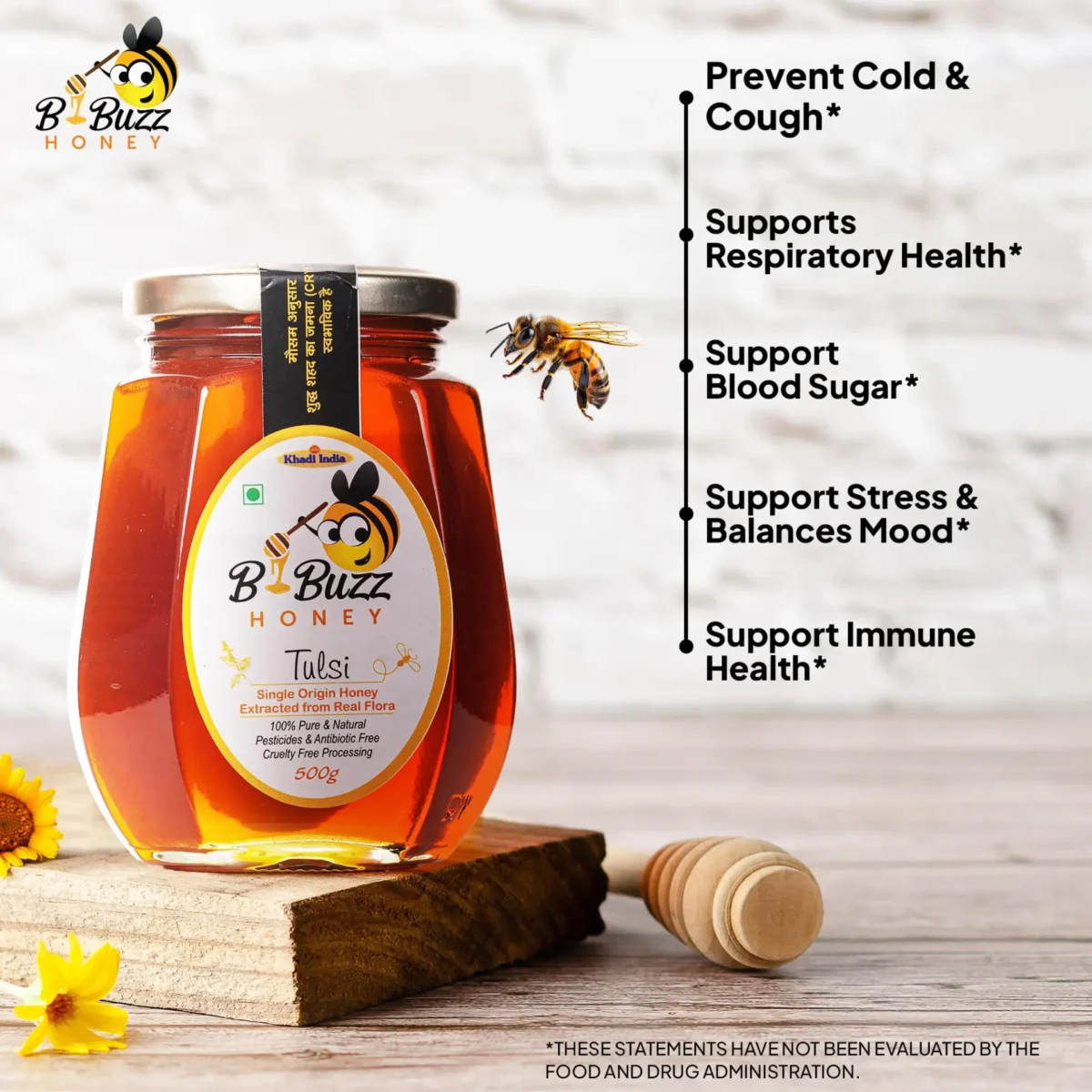 BBuzz Honey Tulsi Honey-4 BBuzz Honey Tulsi Honey - Image 4
