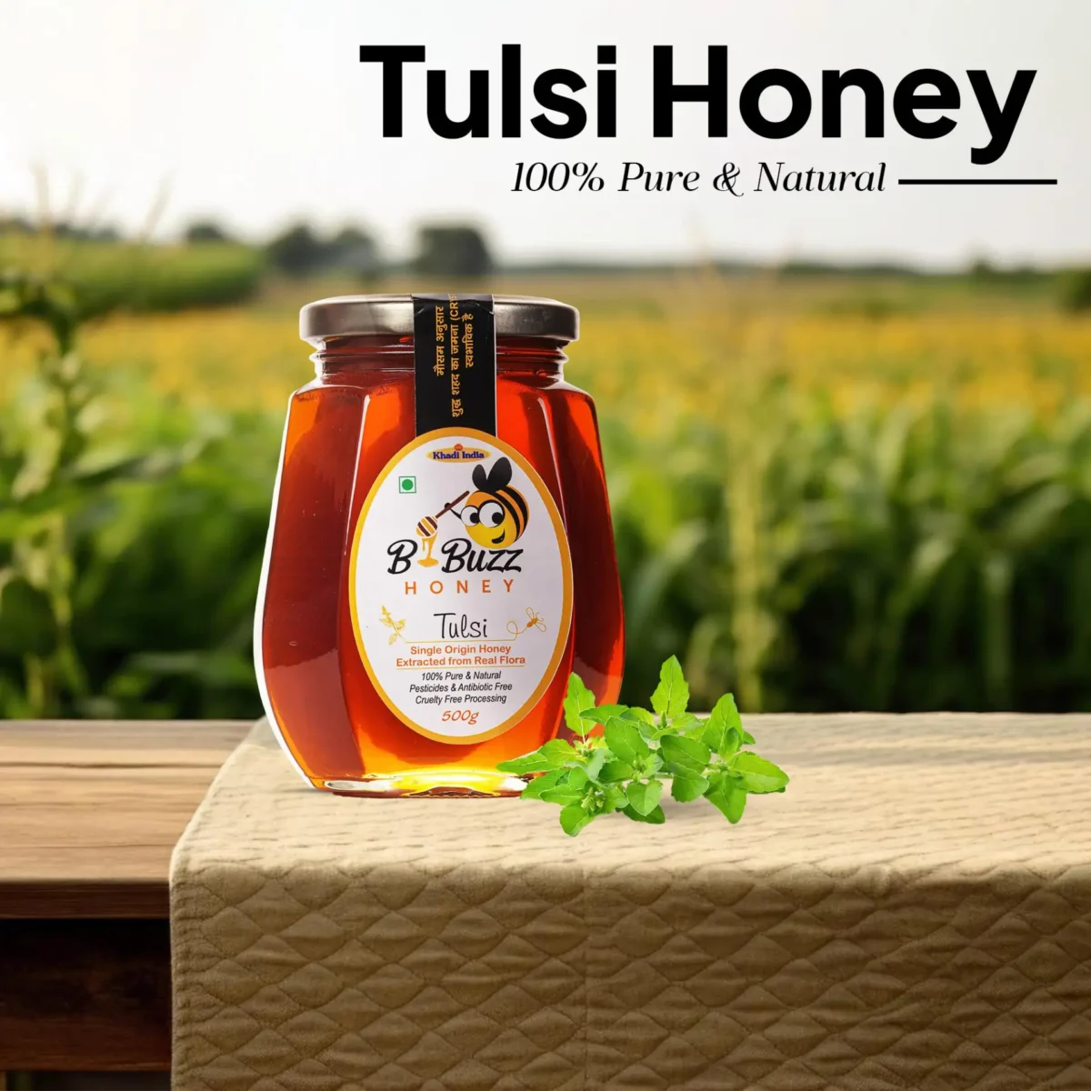 BBuzz Honey Tulsi Honey-7 BBuzz Honey Tulsi Honey - Image 7