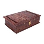 Click Pujan Book Stand Box | Holder for Ramayan, Gita, Guru Granth Sahib | Foldable Home Temple Decor & Gift - Image 6