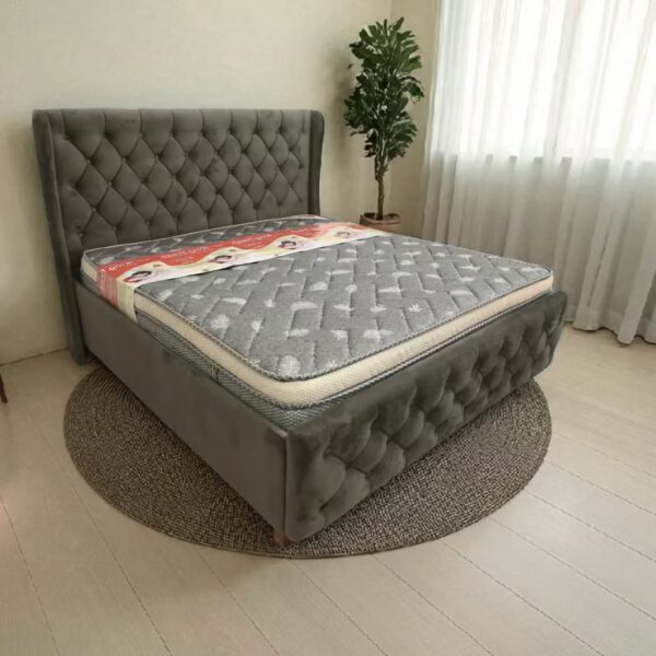 Kingfresh Mattress Orthopeace 7 Inch Non Toxic Orthopedic With Rebounded Base HR Foam Memory Foam Quilted Cover